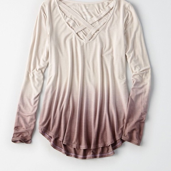 American Eagle Outfitters Tops - American Eagle Ombré Top
